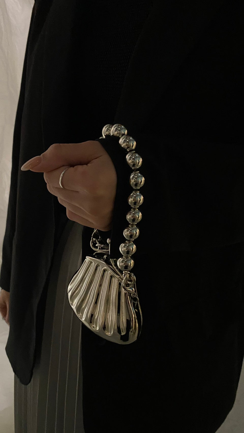 MINI BAG-METAL SEAHELL